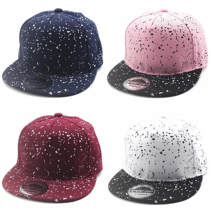 Casquette de baseball de luxe brillante pour enfants, casquette de sport hip-hop flocon de neige pour garçons et filles, bonnets modernes pour bébés