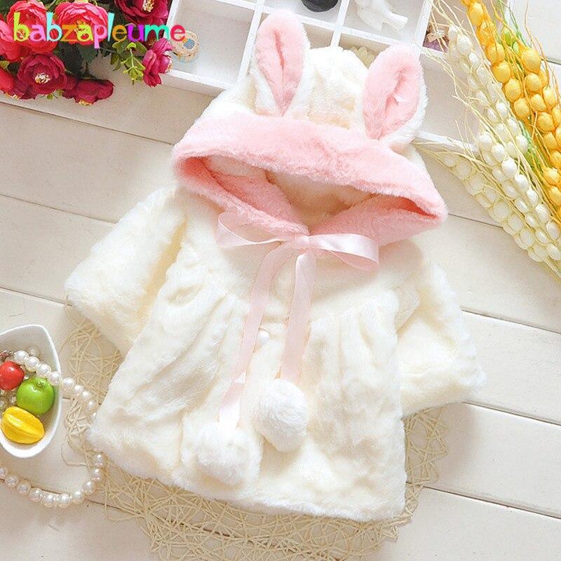 Vestes pour bébés filles Mignonnes à capuche Princesse Manteau chaud en fourrure pour enfants Vêtements d'extérieur pour filles Manteau en coton moderne pour bébés et enfants
