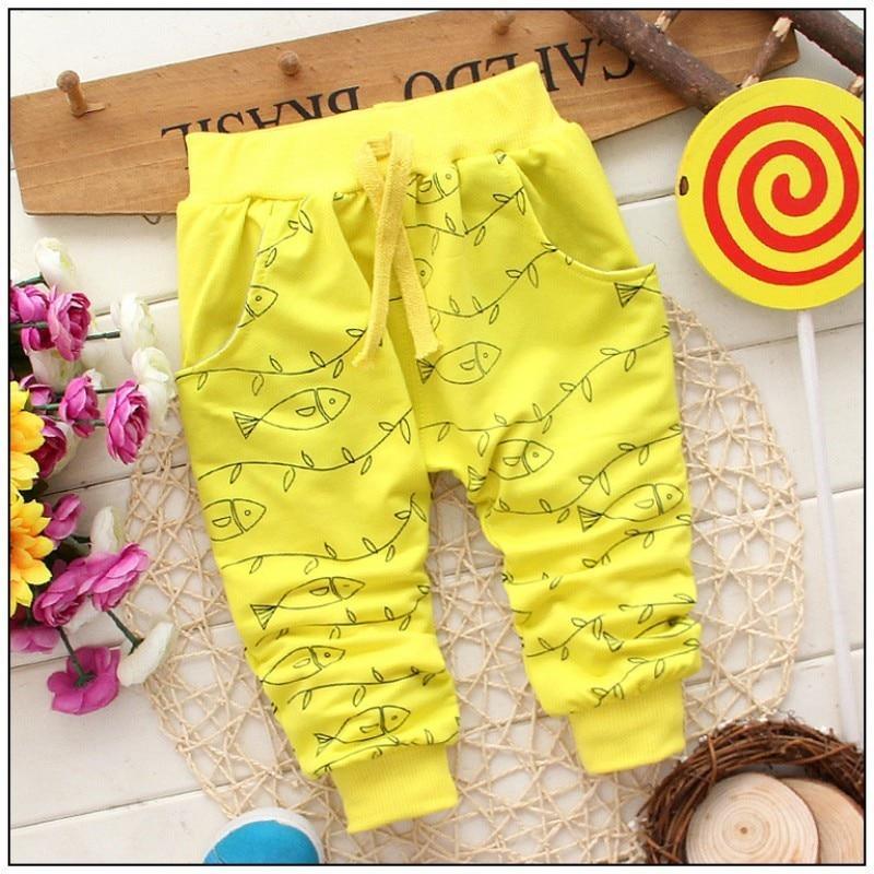 Pantalon Bébé Fille en Coton Mignon Dessin Animé pour Fille, Pantalon Bébé Automne pour 2 ans
