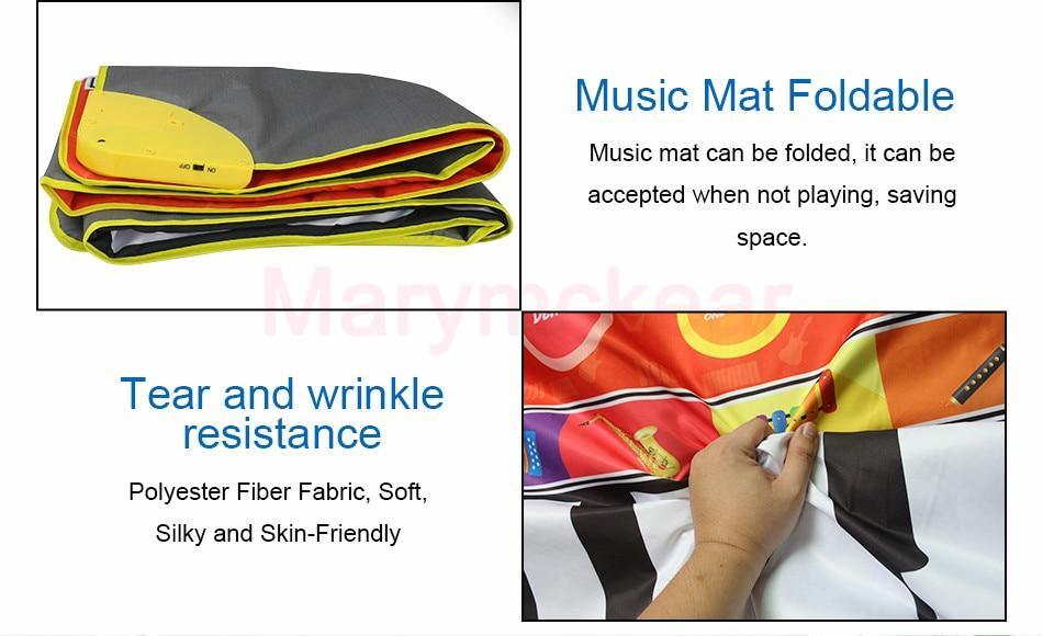 Tapis de Piano Musical pour Enfants, Jouets Musicaux, Tapis de Jeu Éducatif pour Bébés, Cadeau pour Enfants