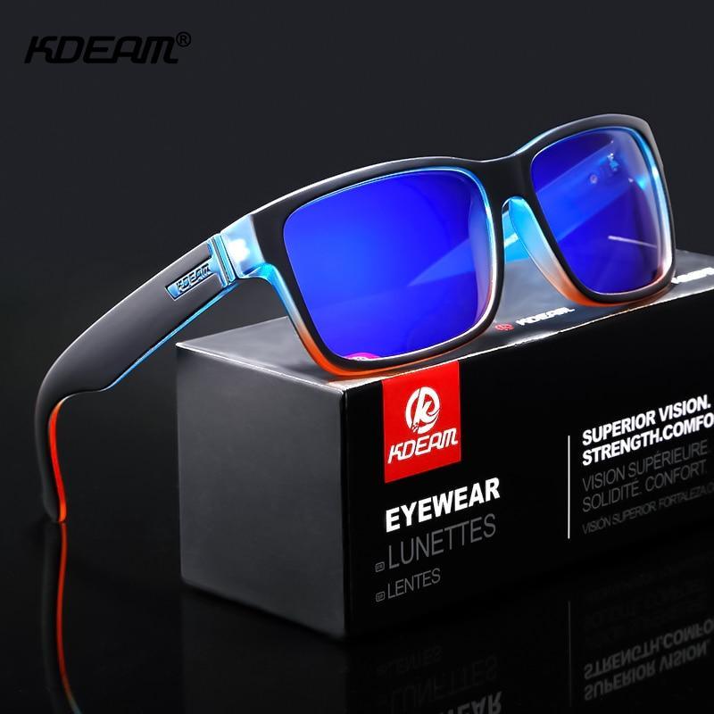 Nouvelle collection de lunettes de soleil de sport polarisées pour homme, couleurs éclatantes, lunettes de soleil pour l'extérieur, la conduite, photochromiques avec boîte.
