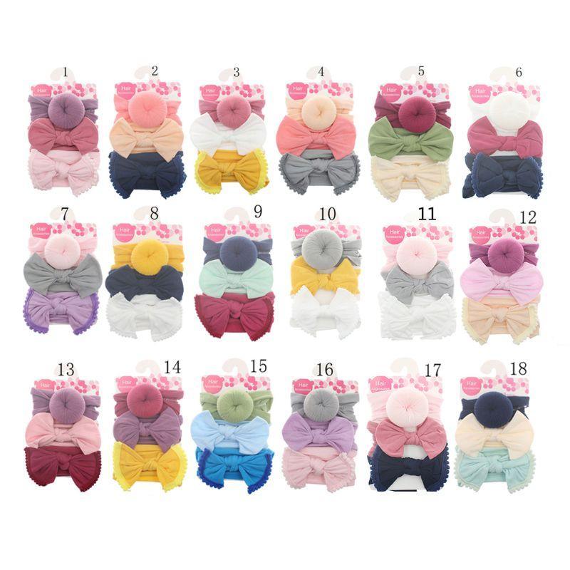 Bandeau en Nylon pour Bébé, Bandeaux à Nœud pour Bébés Mignons, Filles, Bandeau Turban pour Filles, Nœud pour Enfants
