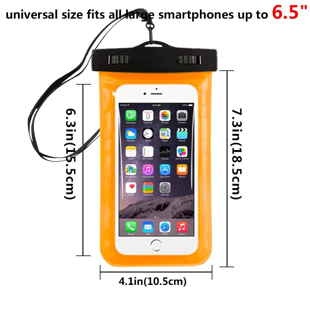 Étui universel étanche pour téléphones portables, sac portable de natation, étui sec pour iPhone de moins de 6,5 pouces, grand sac étanche pour téléphone, étui étanche pour iPhone