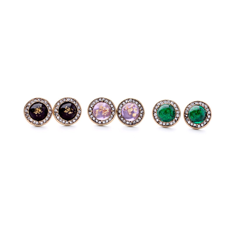 Boucles d'oreilles clous Claire Circle