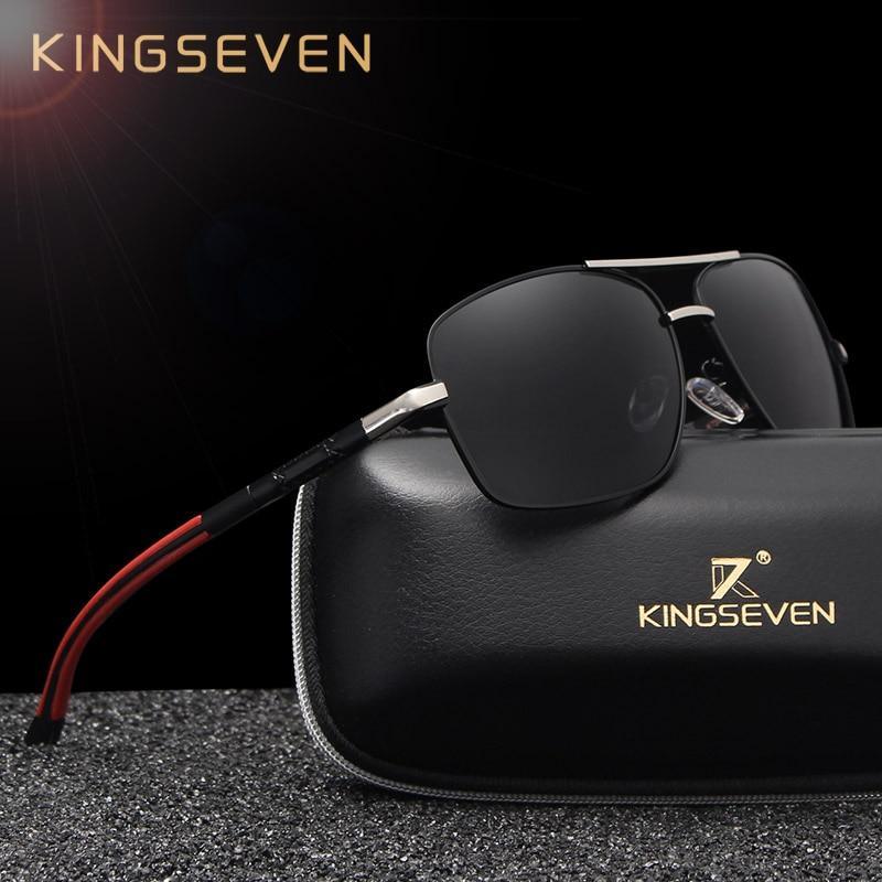 Lunettes de soleil pour hommes de marque, en aluminium et magnésium, verres polarisés miroir