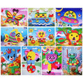 10 designs/lot Autocollants Mousse EVA 3D Dessin Animé Puzzle Série Enfants Motifs Multiples Styles Jouets pour Cadeau d'Anniversaire Enfant