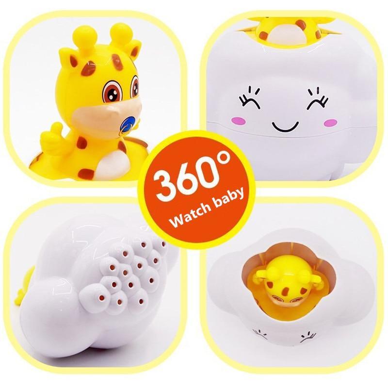 Mignons jouets de bain en forme d'animaux de dessin animé pour bébés, pour la douche, la plage, jouets aquatiques amusants et classiques, jouets éducatifs pour enfants