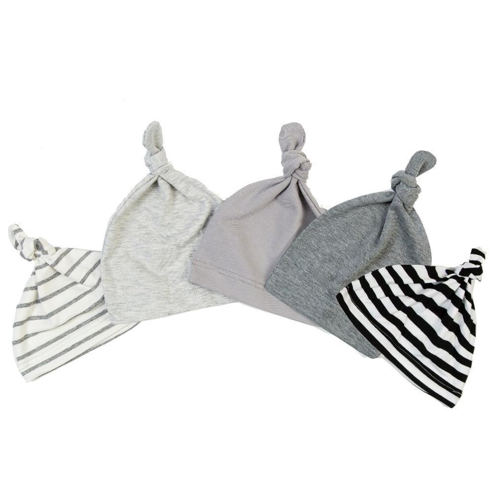 Ensemble Bébé 2 Bonnet Printemps Automne 100% Coton Nouveau-nés Enfants Bonnets Bébé Pour Filles et Garçons Bonnets de Nuit
