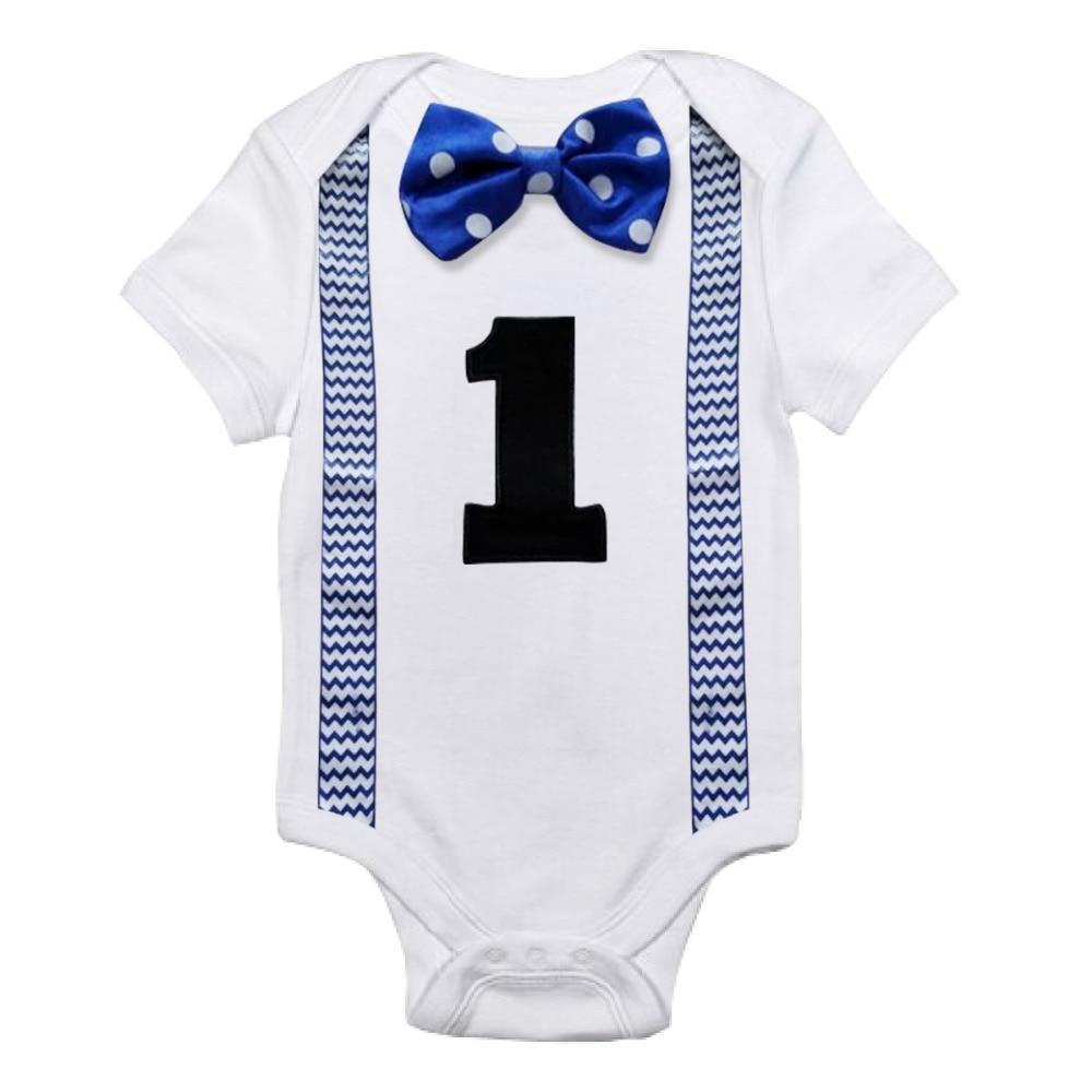 Vêtements pour bébé, grenouillère avec nœud, barboteuse pour nouveau-né, combinaison pour garçons et filles, pour fête d'anniversaire