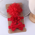 Lot de Nœuds Bébé Fille, Accessoires Cheveux, Fleur en Chiffon, Bandeau, Nœud Papillon pour Fête, Robe de Princesse, Décoration pour Filles, Bébés et Enfants