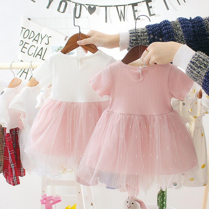 Robes Tutu en Coton pour Bébé Fille, Tenues d'Été Décontractées Modernes, Robes de Princesse pour Enfant