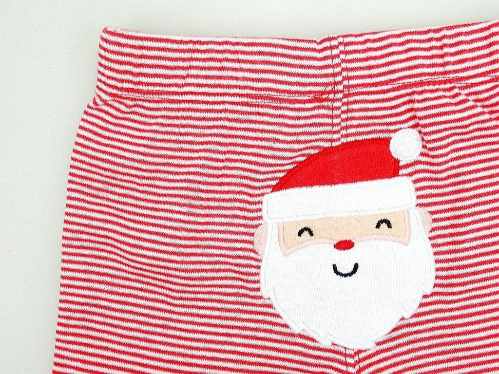 Pantalon de bébé fille Vêtements pour enfants Pantalon enfant fille rayé Père Noël
