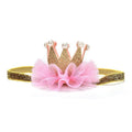 Bandeau Couronne Moderne Luxe Or Princesse Couronne Accessoires Photo Pour Bébé Fille Nouveau-Né Anniversaire