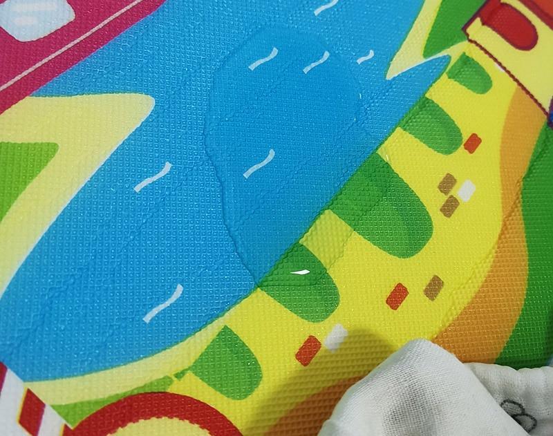 Tapis de jeu pour bébé, en mousse, avec motif de ville et routes, idéal pour les chambres d'enfants et de garçons.