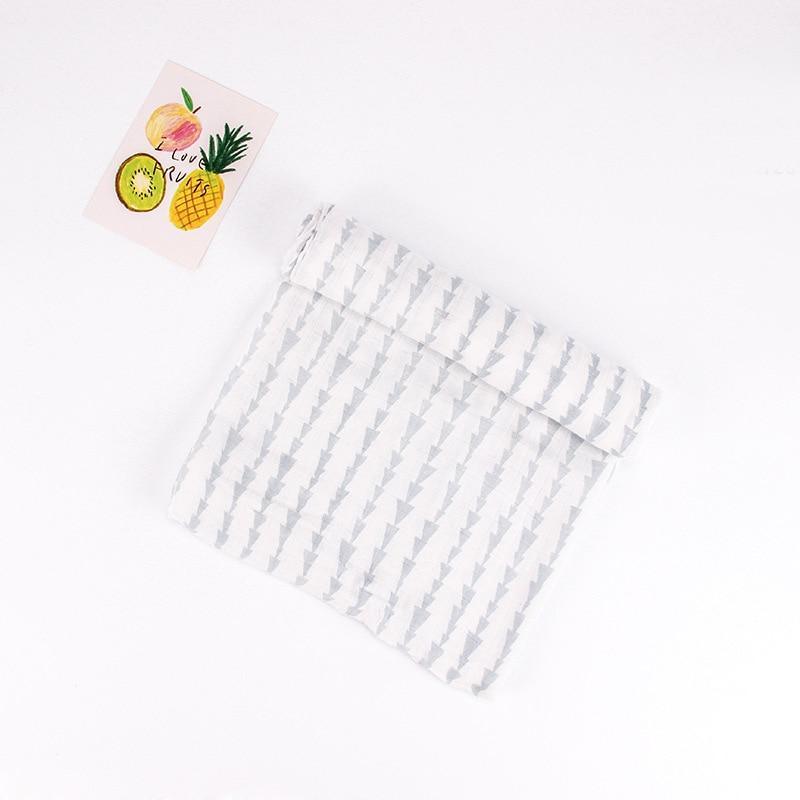 Lange d'emmaillotage multi-usage en bambou et coton pour bébé fille et garçon