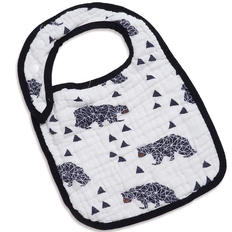 Bavoir Bébé en Coton pour l'Alimentation des Tout-petits, Bavoir Durable Multifonctionnel, Serviette à Salive, Foulard et Bandanas