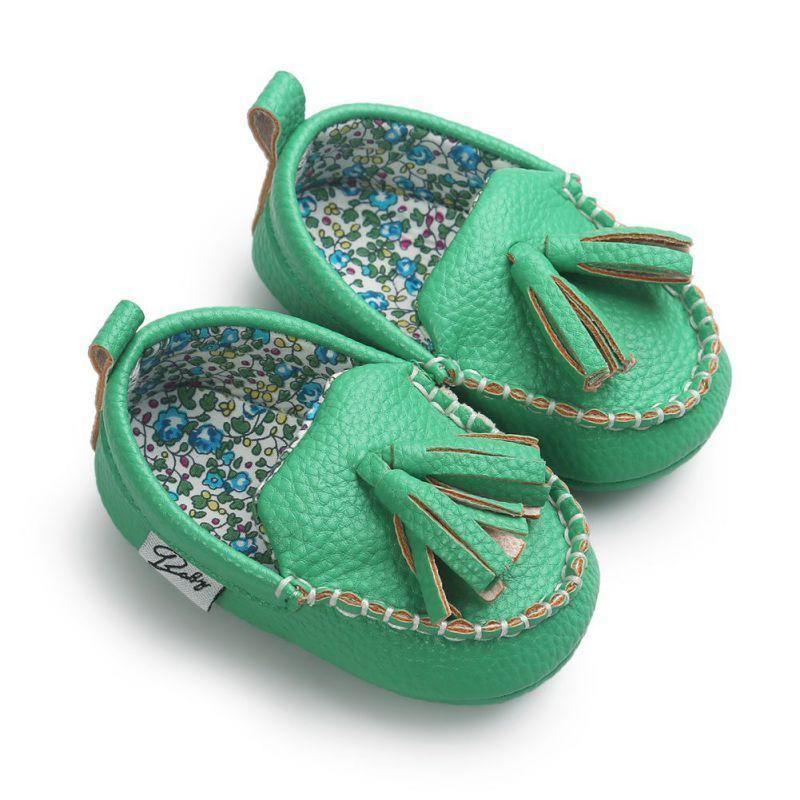 Chaussures Premiers Pas Bébé Naissant Tout-Petit Chaussures Pré-marcheur Bébé Garçon Fille Cuir