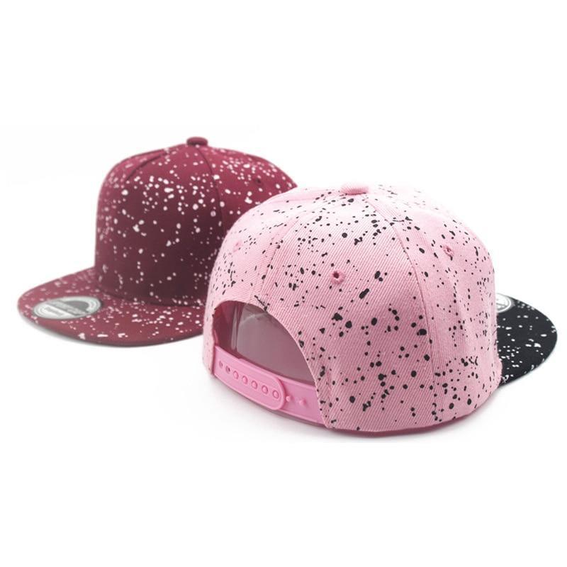 Casquette de baseball de luxe brillante pour enfants, casquette de sport hip-hop flocon de neige pour garçons et filles, bonnets modernes pour bébés