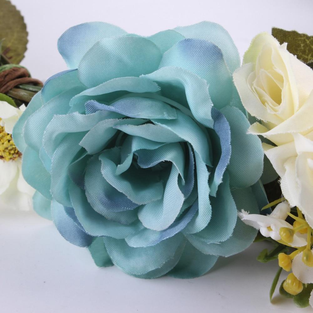 Couronne florale de luxe moderne pour nouveau-né, bandeau assorti mère-enfant, accessoires pour cheveux, bandeau floral mère-fille