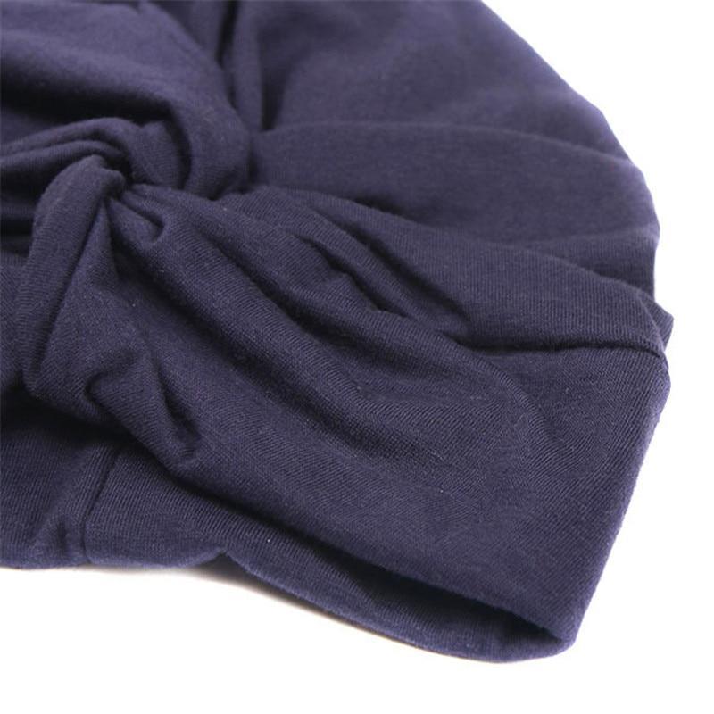 Chapeau Bébé Coton Doux Turban Nœud Fille Chapeau d'été Style Bohème Casquette Nouveau-né Enfant pour Filles