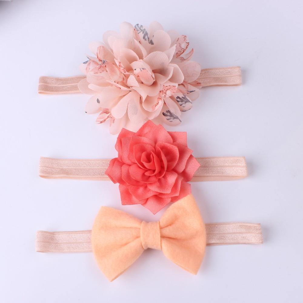Lot de Nœuds Bébé Fille, Accessoires Cheveux, Fleur en Chiffon, Bandeau, Nœud Papillon pour Fête, Robe de Princesse, Décoration pour Filles, Bébés et Enfants