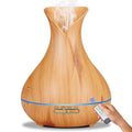 Diffuseur d'huiles essentielles 500ML sans eau, arrêt automatique, humidificateur d'aromathérapie ultrasonique sept couleurs avec modèle de brume réglable, diffuseur pour chambre à coucher, salle de bain, maison, bureau, spa, yoga