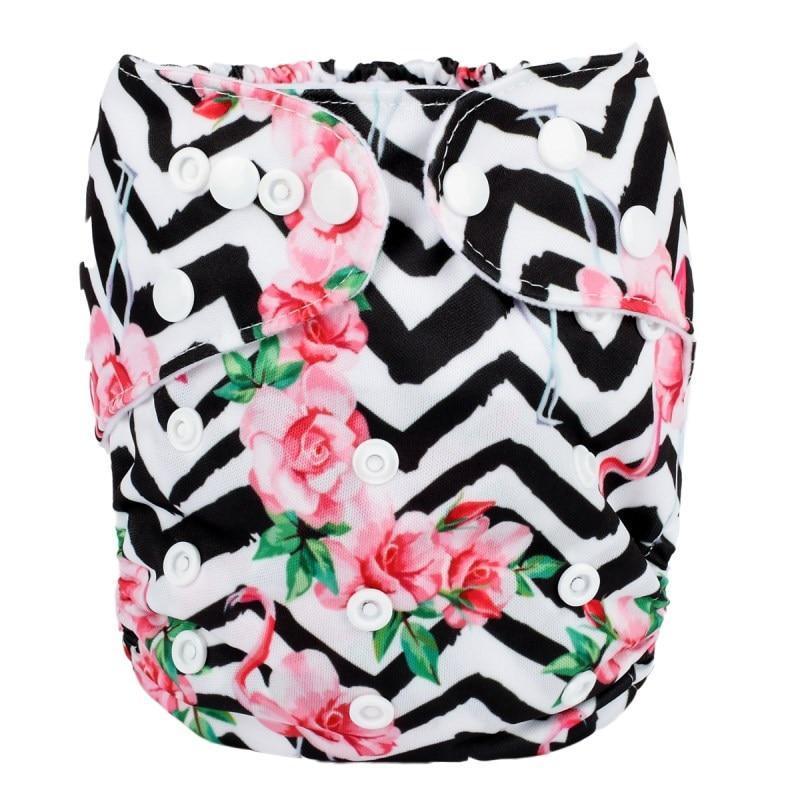 1 couche-culotte lavable bébé, taille unique, réutilisable, confortable pour bébés