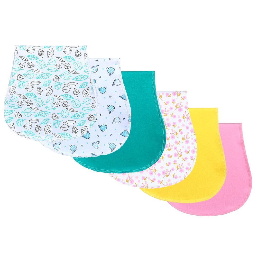 Nouvelle serviette de crachat incurvée pour bébé 100 % coton, trois couches, imperméable, légère, naturelle pour accessoires de bébé