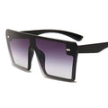 Lunettes de soleil carrées surdimensionnées modernes pour femme et femme, de marque de luxe, mode Gafas Shade avec verres miroirs et protection UV400