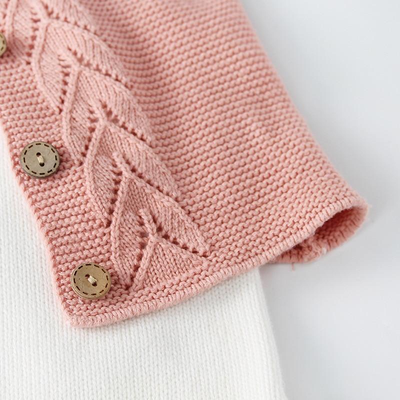 Vêtements modernes en coton pour bébé fille - Cardigan avec pull et manteau pour bébés garçons et filles - Combinaison d'hiver