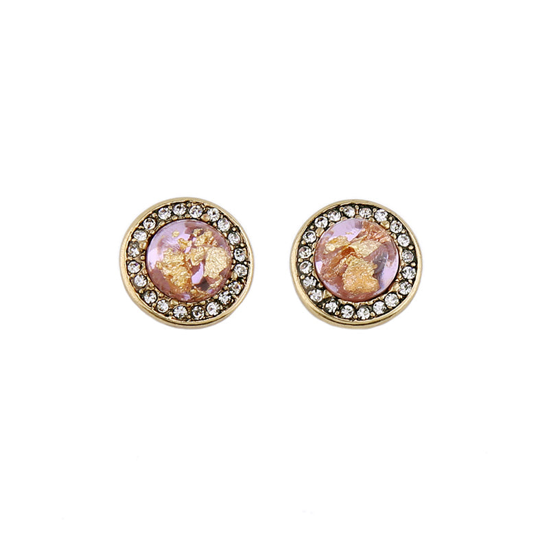 Boucles d'oreilles clous Claire Circle