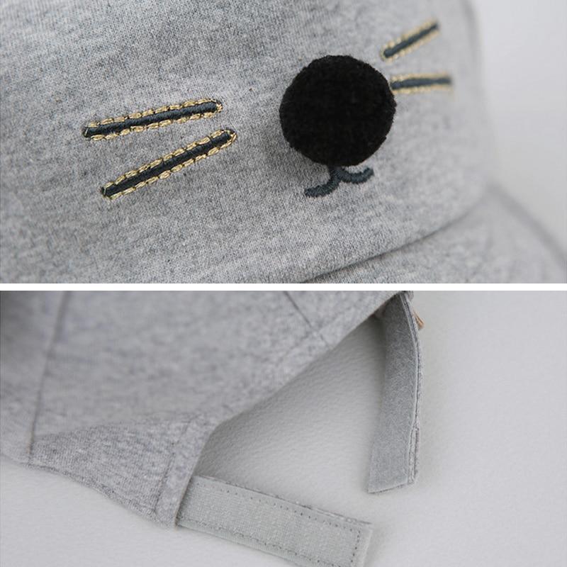 Chapeau Bébé Fille Garçon Nouveau-né Enfant en bas âge Casquette Fille Garçon Unisexe Coton Casquette de baseball Chapeaux de soleil au design moderne nouveau