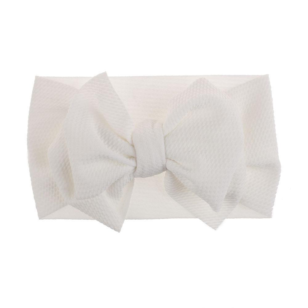 Bandeau Bébé Grande Nœud Filles Enfant Grand Nœud Coton Bandeau Cheveux Nouveau-né Pour Bébé