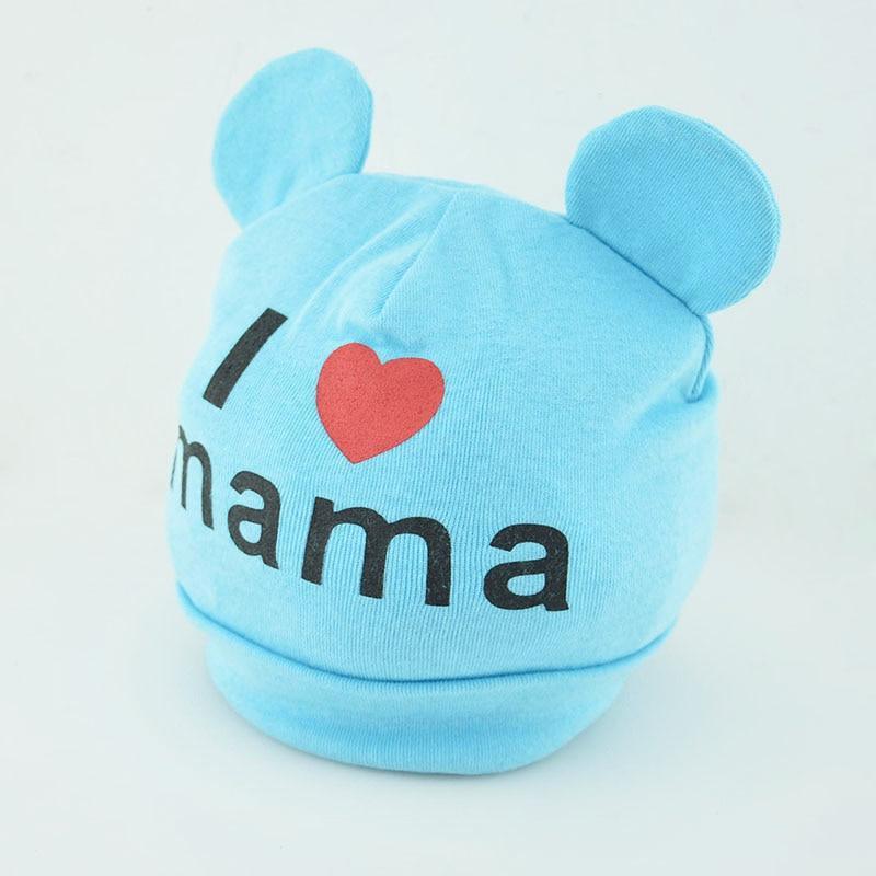 Casquettes tendance pour bébés filles, bonnets mignons à oreilles pour nouveau-nés garçons et filles, bonnets tricotés imprimés pour bébés