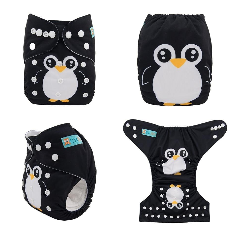Couche culotte numérique la plus populaire pour bébé avec insert en microfibre au design imprimé moderne pour bébés garçons et bébés filles