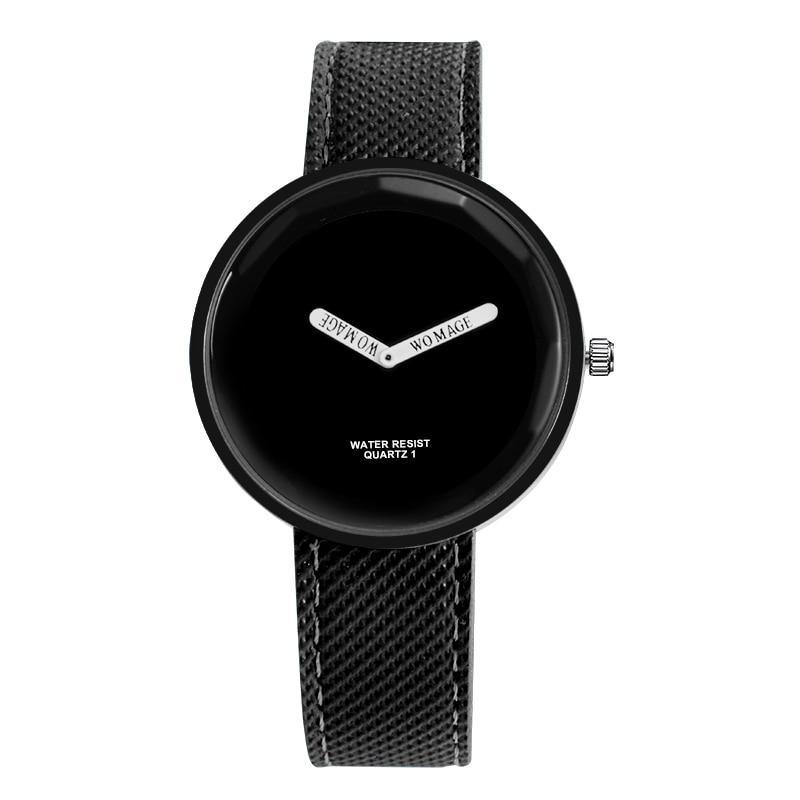 Montre en cuir pour femme et fille – Montre simple