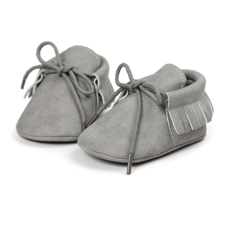 Chaussures de bébé automne/printemps pour nouveau-nés garçons et filles en cuir PU, premiers pas, 0-18 mois