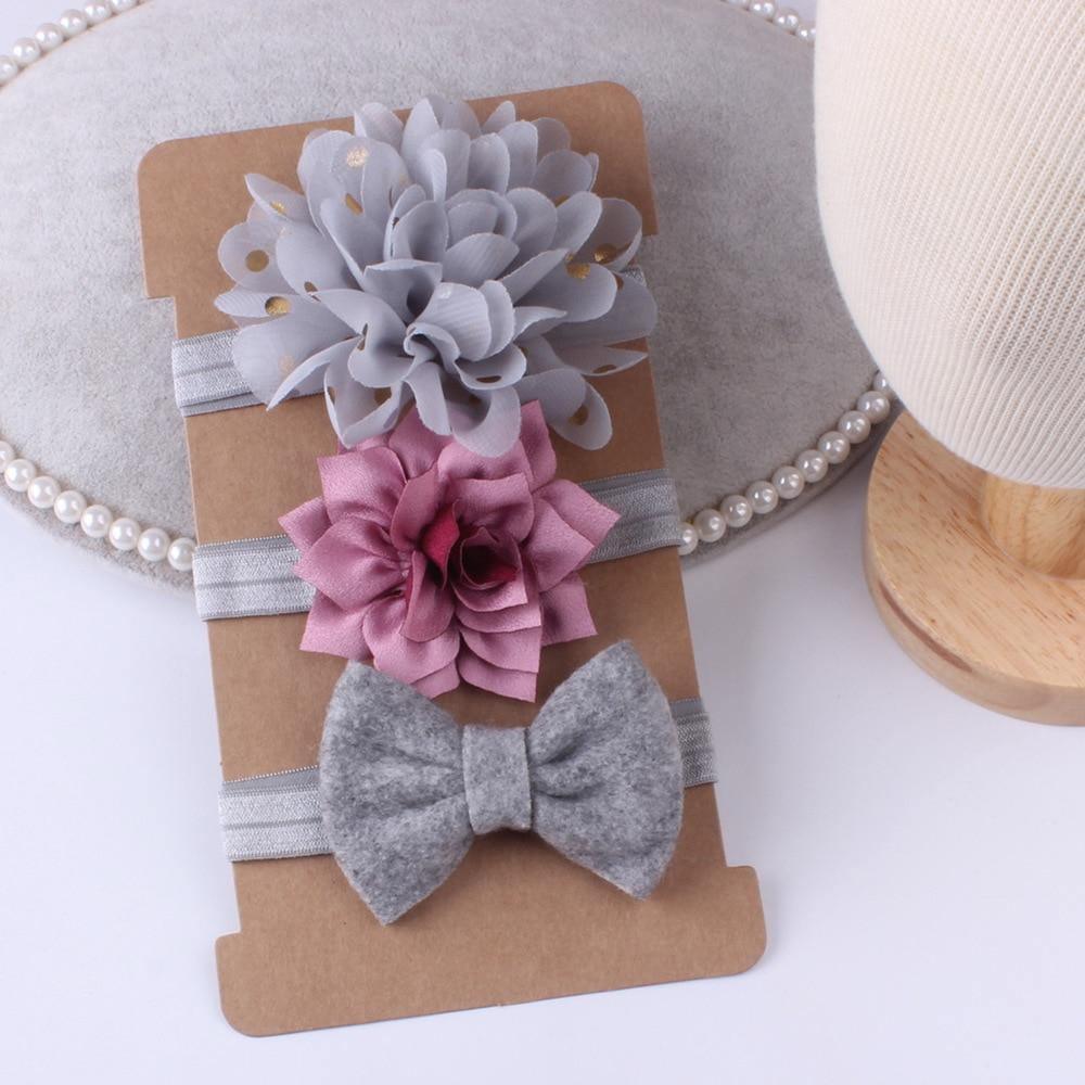 Lot de Nœuds Bébé Fille, Accessoires Cheveux, Fleur en Chiffon, Bandeau, Nœud Papillon pour Fête, Robe de Princesse, Décoration pour Filles, Bébés et Enfants