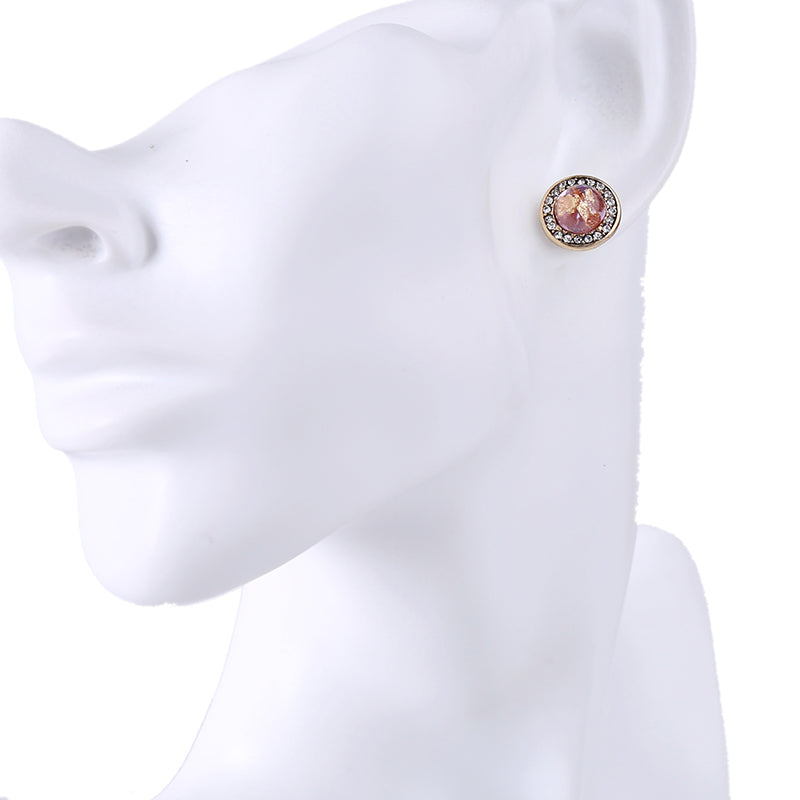 Boucles d'oreilles clous Claire Circle