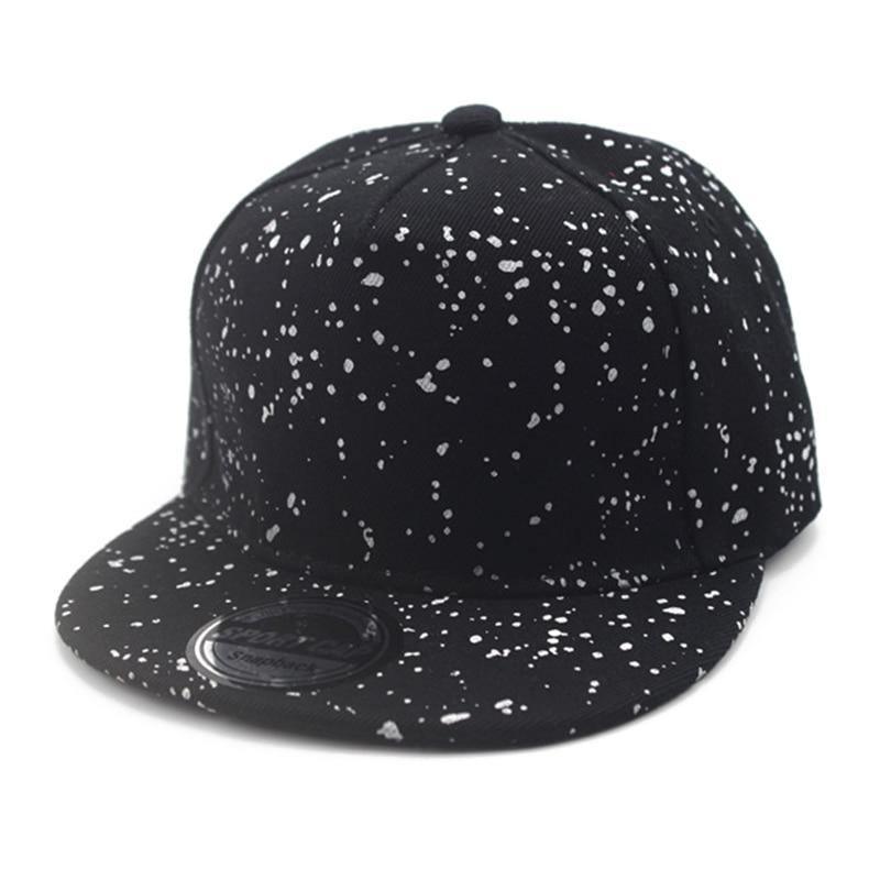 Casquette de baseball de luxe brillante pour enfants, casquette de sport hip-hop flocon de neige pour garçons et filles, bonnets modernes pour bébés