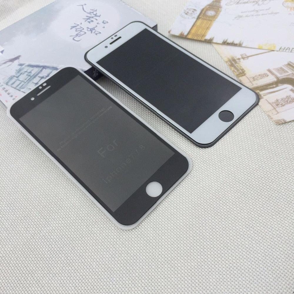 3 Pièces Meilleur Verre Trempé Confidentialité 9H pour iPhone 11 12 13 14 Pro Mini XS MAX X XR 6S 7 8 Plus SE Film de Protection Écran Anti-Espion Anti-Peeping en Verre Trempé pour iPhone