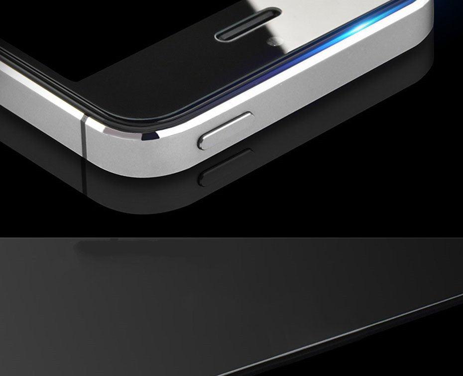 Protection d'écran en verre trempé 3D pleine couverture pour iPhone 5 5S SE 2016 Film de protection en verre pour iPhone 5S SE 5C Anti-explosion Anti-rayures Verre trempé Premium pour iPhone