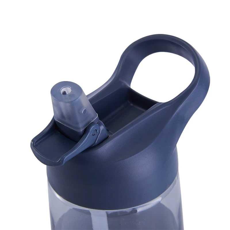 Bouteille d'eau portable avec paille en plastique sain, gourde de voyage pour sport et boissons pour enfants