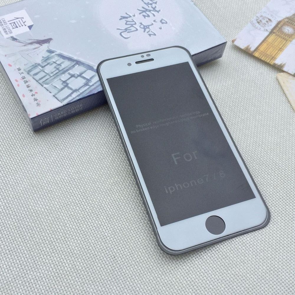3 Pièces Meilleur Verre Trempé Confidentialité 9H pour iPhone 11 12 13 14 Pro Mini XS MAX X XR 6S 7 8 Plus SE Film de Protection Écran Anti-Espion Anti-Peeping en Verre Trempé pour iPhone