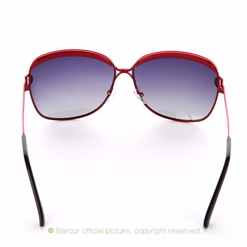 Lunettes de Soleil Rondes Modernes Surdimensionnées de Luxe Polarisées pour Femme avec Verres Dégradés Marque oculos lunette de soleil femme