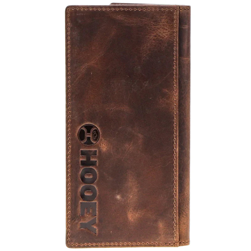 Portefeuille de rodéo HOOey "2.0" Logo mains levées (Marron/Noir/Turquoise) - Homme