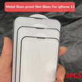 3 Films de Protection en Verre Trempé pour iPhone 13 12 11 Pro XS Max XR 12 Mini, Couverture Intégrale, pour iPhone 13 14 Pro, Film de Protection d'écran Flexible en Céramique Douce Compatible avec iPhone