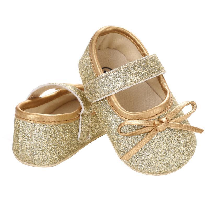 Chaussures de Princesse pour Nouveau-né Bébé Semelle Confortable Bébé Nourrisson 0-18 Mois Matière Douce Design Mignon Unique