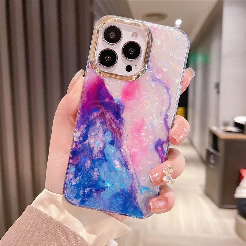 Motif marbre mince antichoc de protection souple pour filles femmes mignon étui coque pour iPhone 13 Pro Max étui de téléphone marbre pailleté pour iPhone 12 11 Pro Max XS Max XR coque antichoc