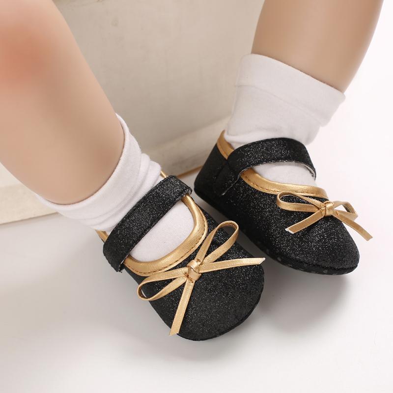Chaussures de Princesse pour Nouveau-né Bébé Semelle Confortable Bébé Nourrisson 0-18 Mois Matière Douce Design Mignon Unique